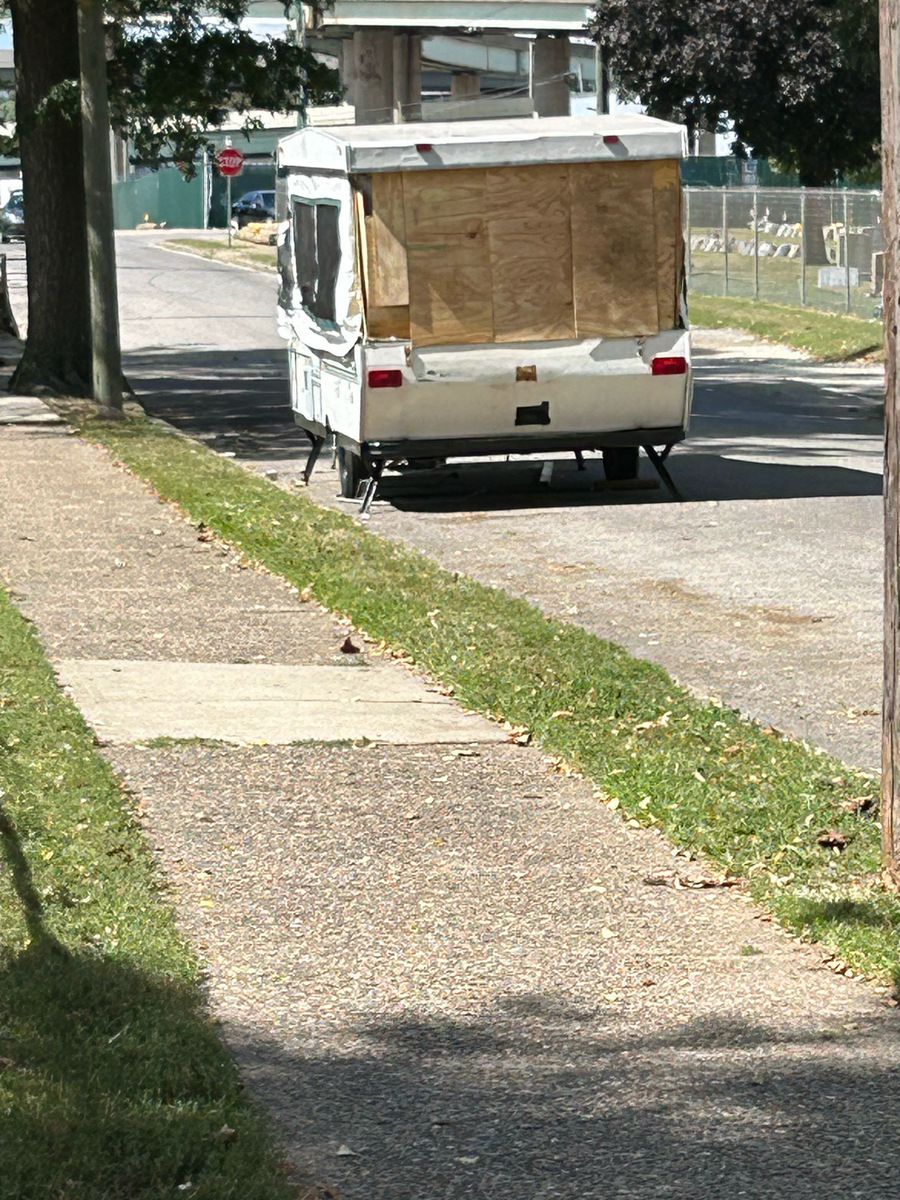 Photographic documentation of the work as submitted to the city's 311 record.