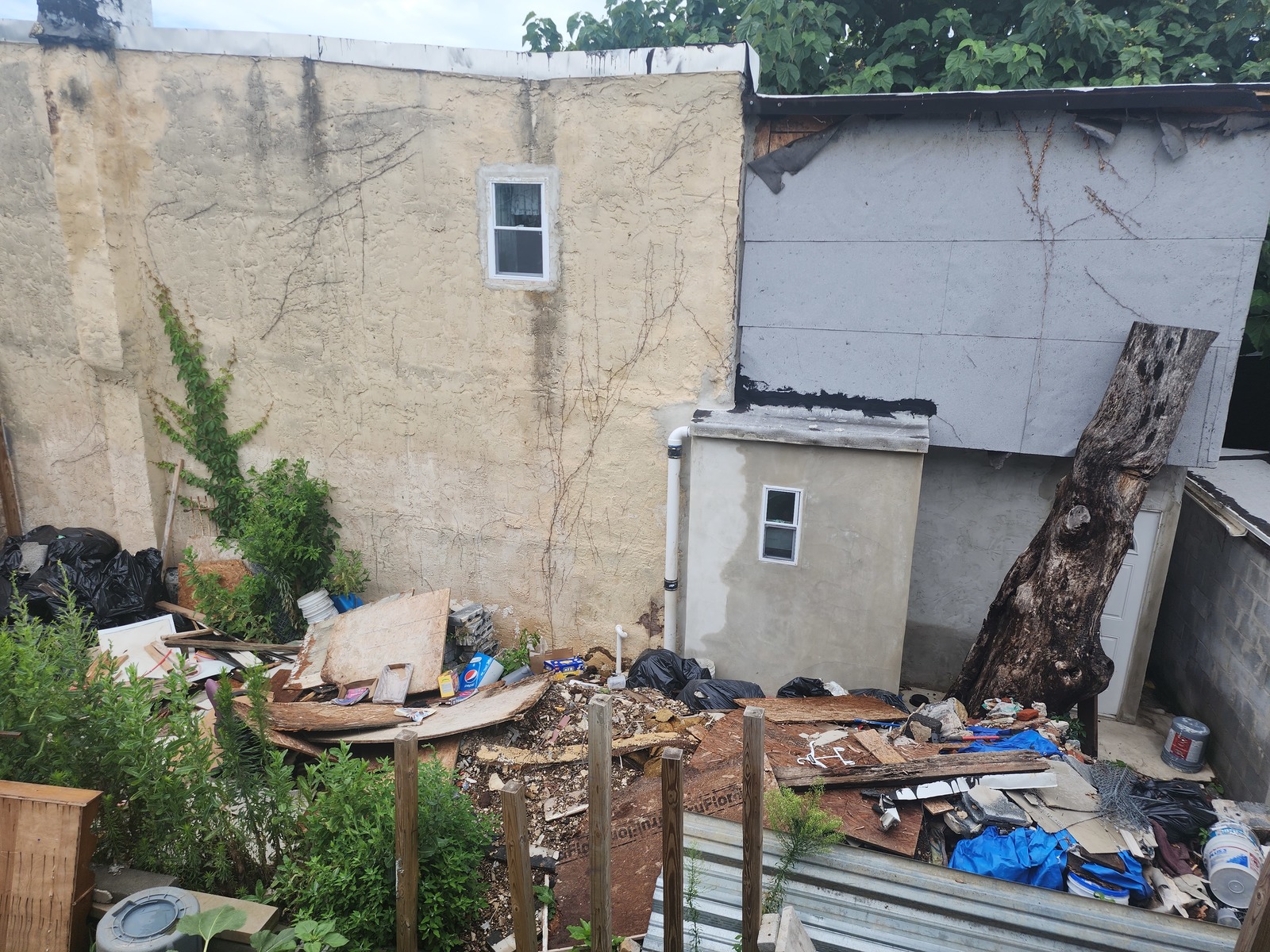 Photographic documentation of the work as submitted to the city's 311 record.
