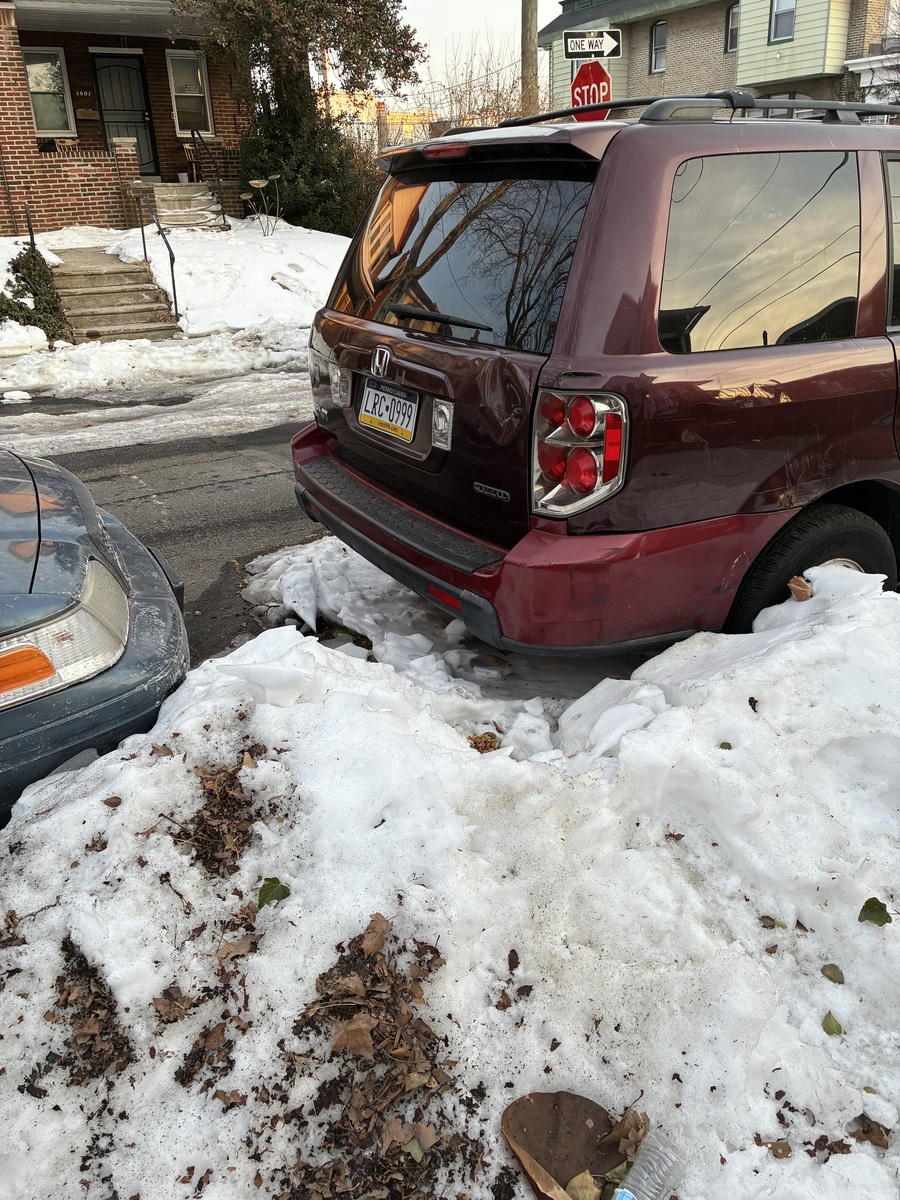 Photographic documentation of the work as submitted to the city's 311 record.