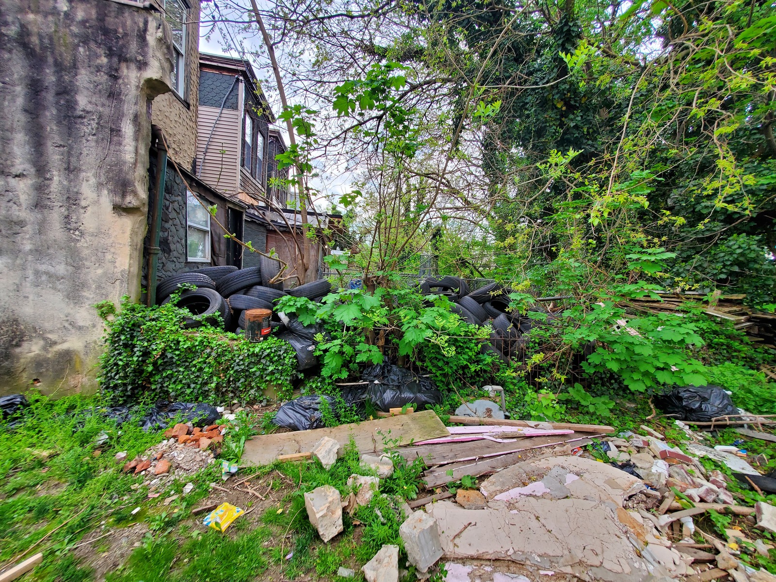 Photographic documentation of the work as submitted to the city's 311 record.