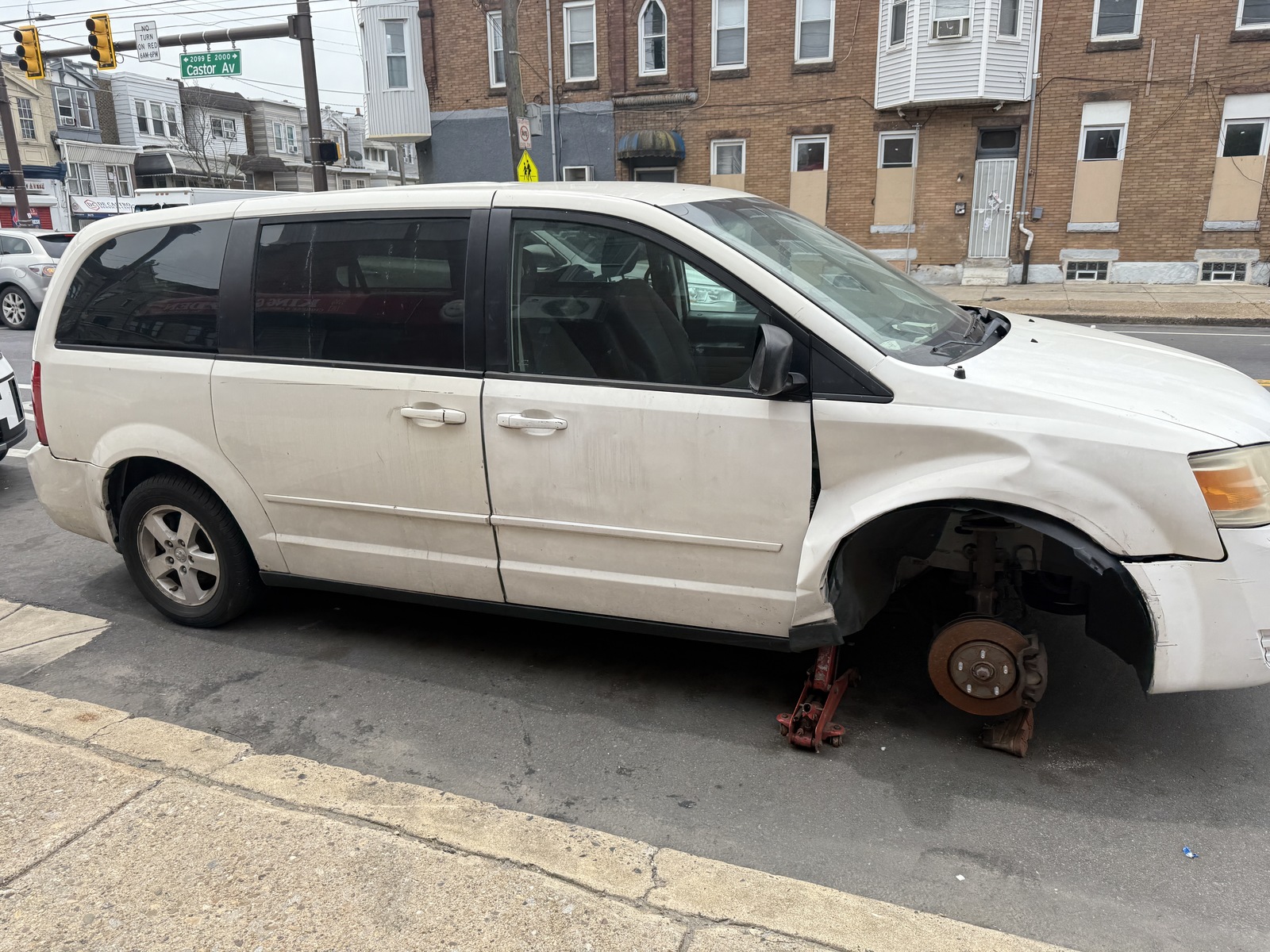 Photographic documentation of the work as submitted to the city's 311 record.