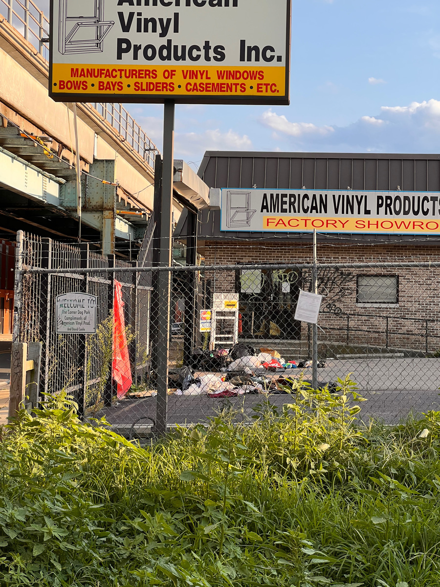 Photographic documentation of the work as submitted to the city's 311 record.