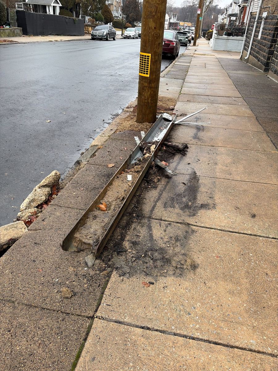 Photographic documentation of the work as submitted to the city's 311 record.