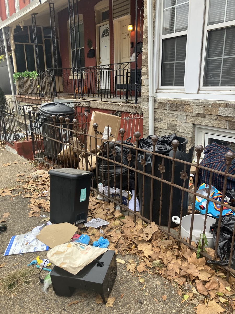 Photographic documentation of the work as submitted to the city's 311 record.