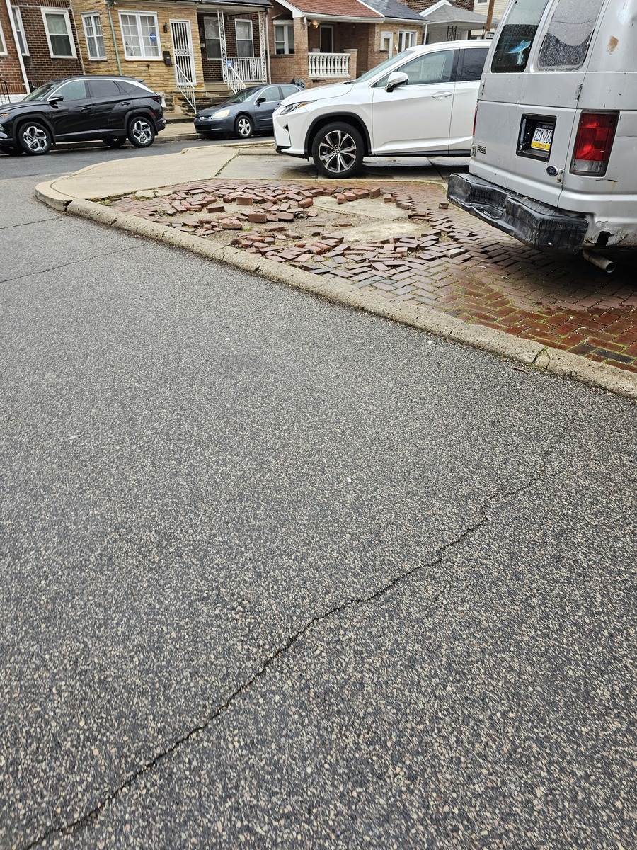 Photographic documentation of the work as submitted to the city's 311 record.