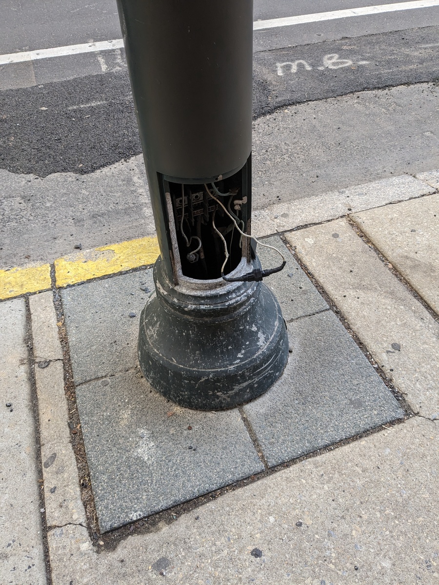 Photographic documentation of the work as submitted to the city's 311 record.