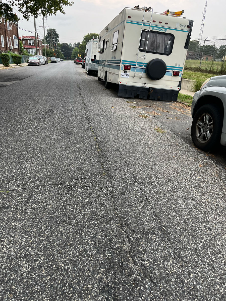 Photographic documentation of the work as submitted to the city's 311 record.