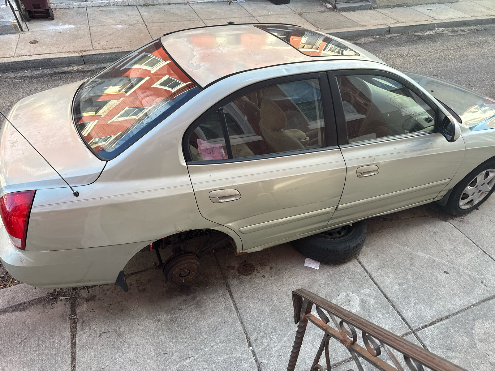 Photographic documentation of the work as submitted to the city's 311 record.