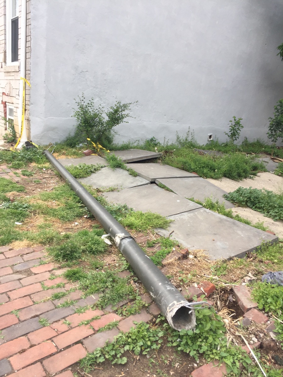 Photographic documentation of the work as submitted to the city's 311 record.