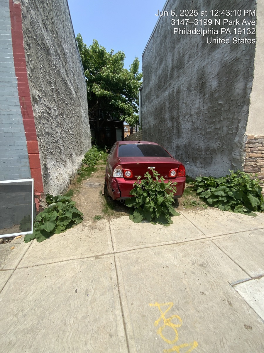 Photographic documentation of the work as submitted to the city's 311 record.