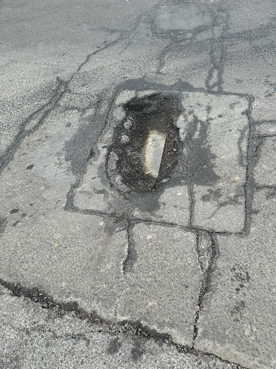 Photographic documentation of the work as submitted to the city's 311 record.