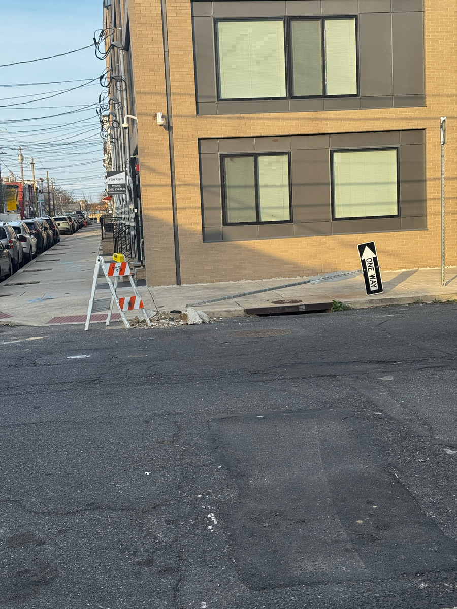 Photographic documentation of the work as submitted to the city's 311 record.