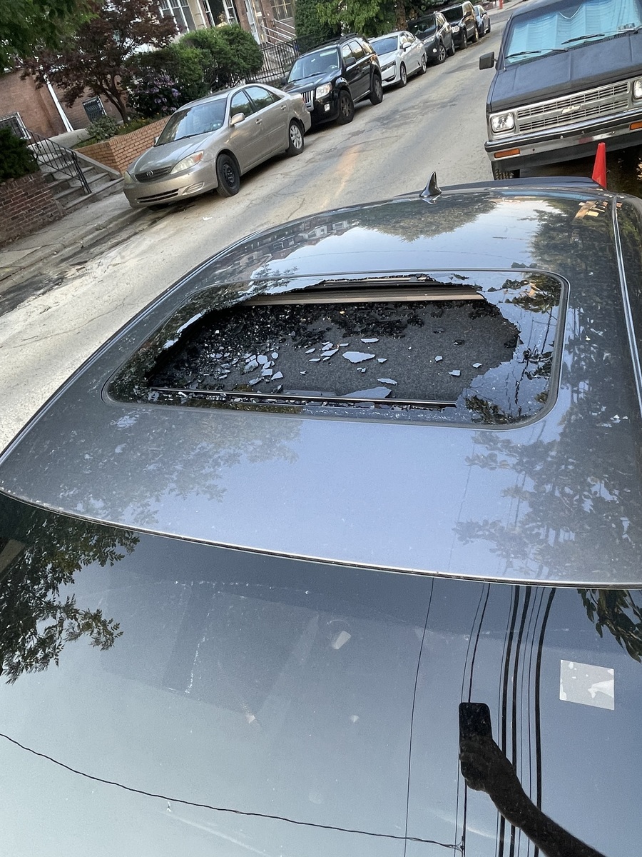 Photographic documentation of the work as submitted to the city's 311 record.