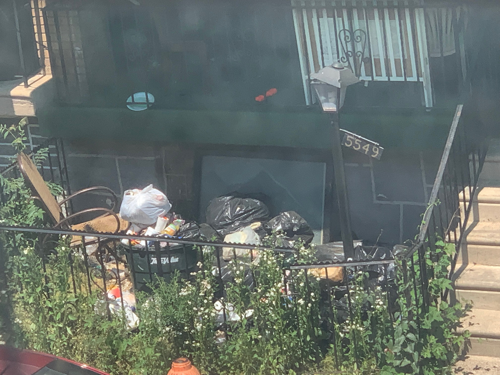 Photographic documentation of the work as submitted to the city's 311 record.