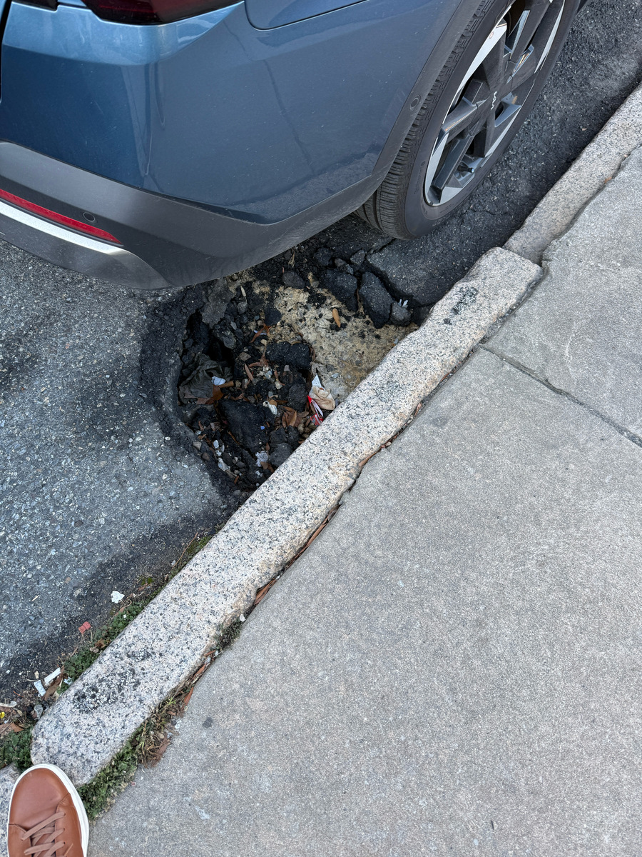 Photographic documentation of the work as submitted to the city's 311 record.