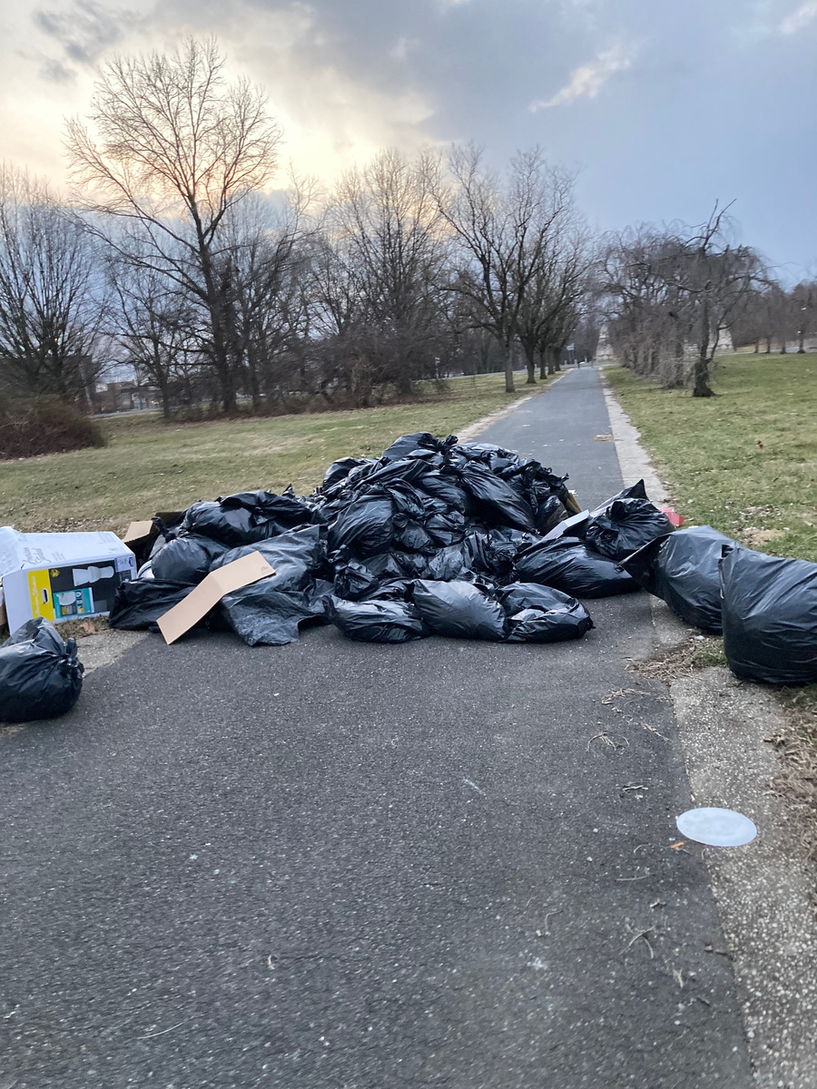 Photographic documentation of the work as submitted to the city's 311 record.