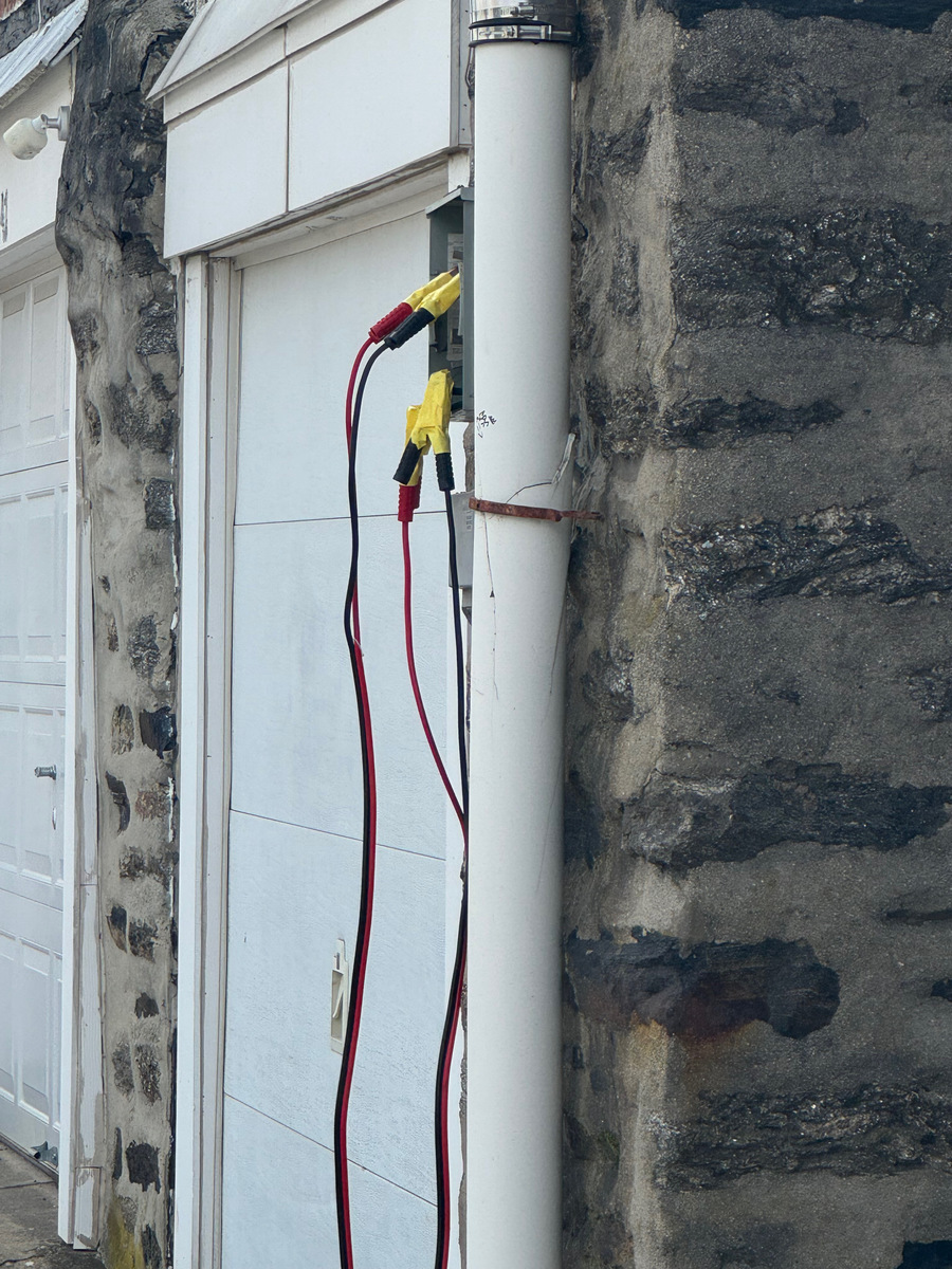 Photographic documentation of the work as submitted to the city's 311 record.