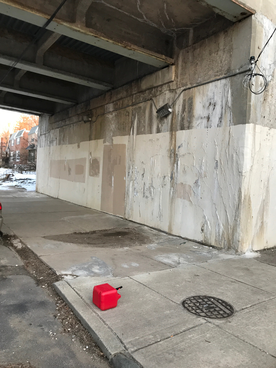 Photographic documentation of the work as submitted to the city's 311 record.