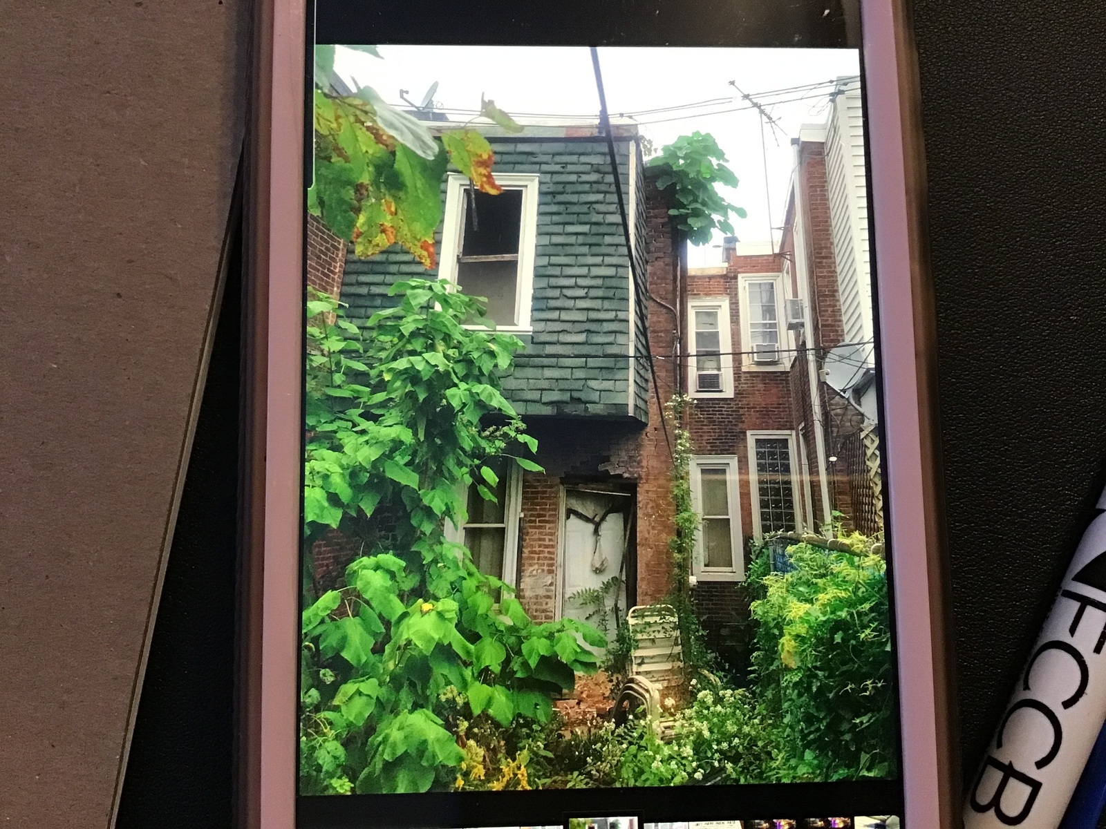 Photographic documentation of the work as submitted to the city's 311 record.