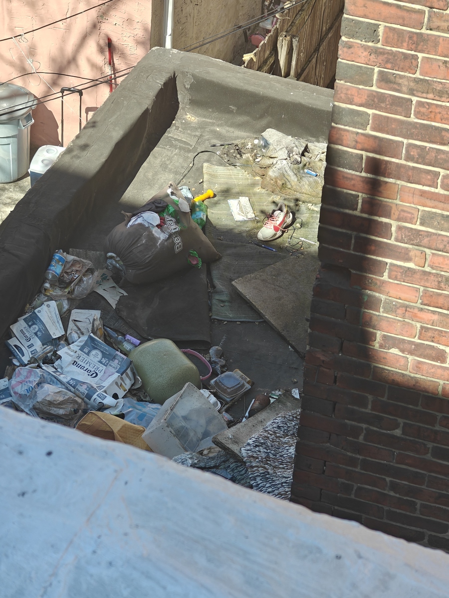 Photographic documentation of the work as submitted to the city's 311 record.
