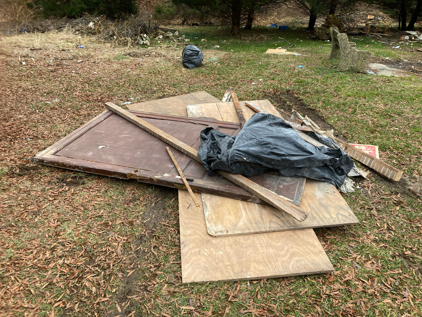 Photographic documentation of the work as submitted to the city's 311 record.