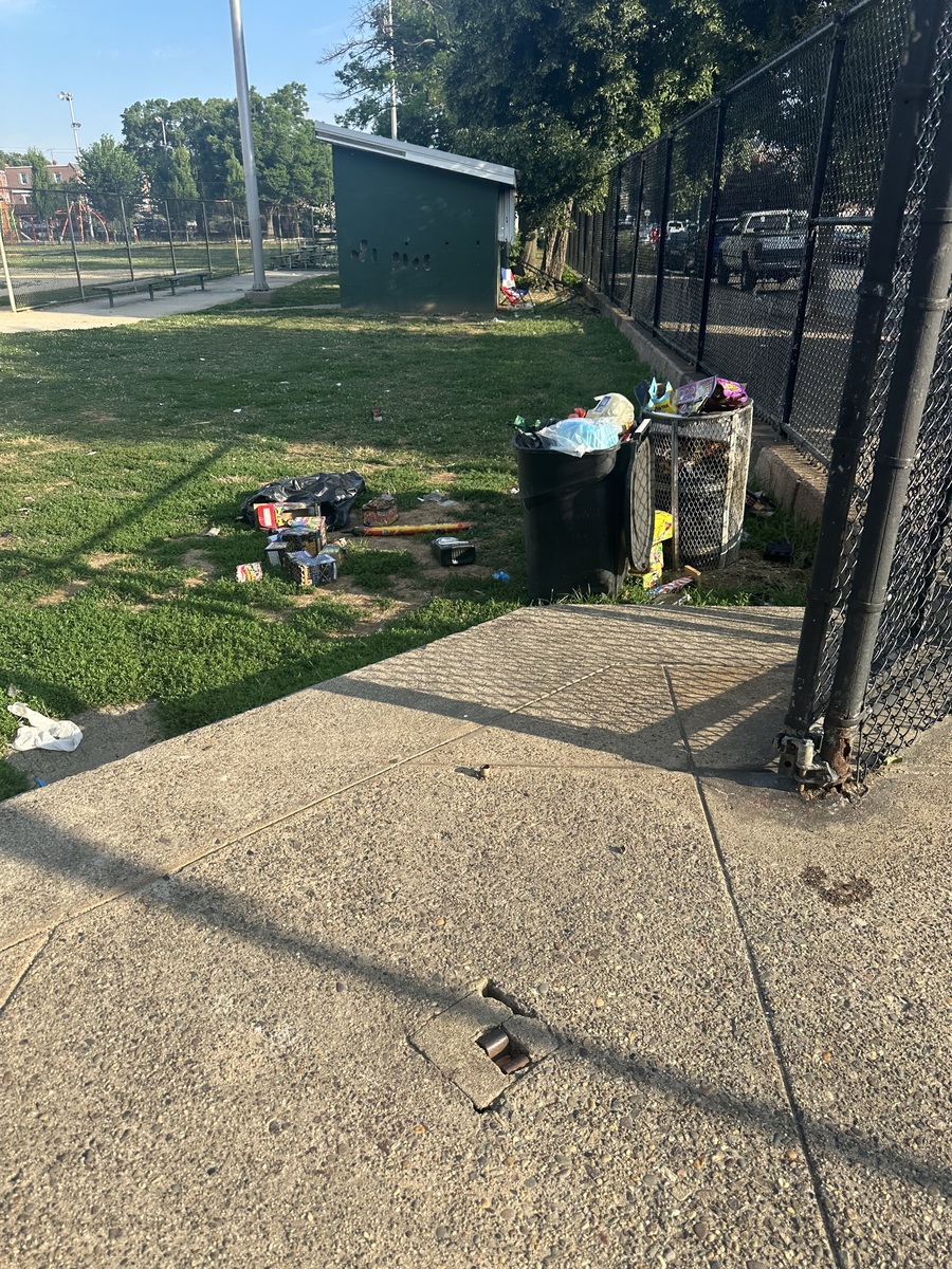 Photographic documentation of the work as submitted to the city's 311 record.