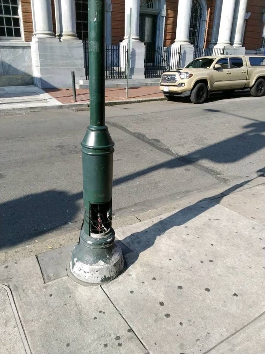 Photographic documentation of the work as submitted to the city's 311 record.