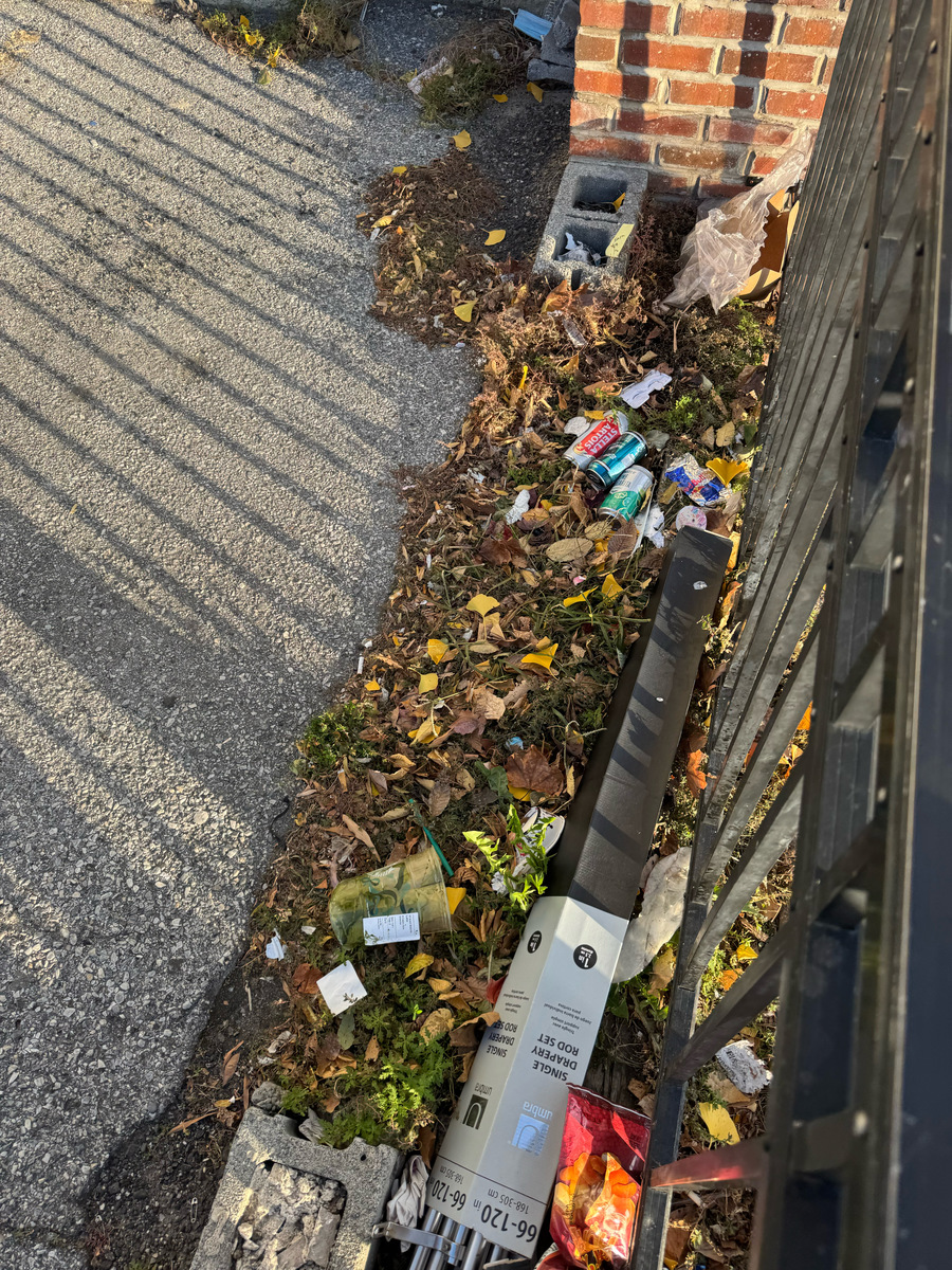 Photographic documentation of the work as submitted to the city's 311 record.