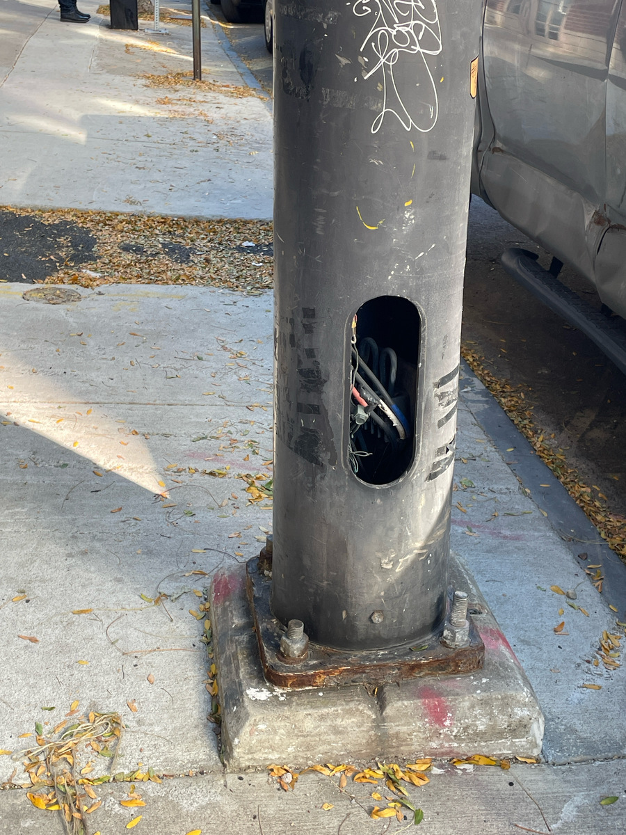 Photographic documentation of the work as submitted to the city's 311 record.