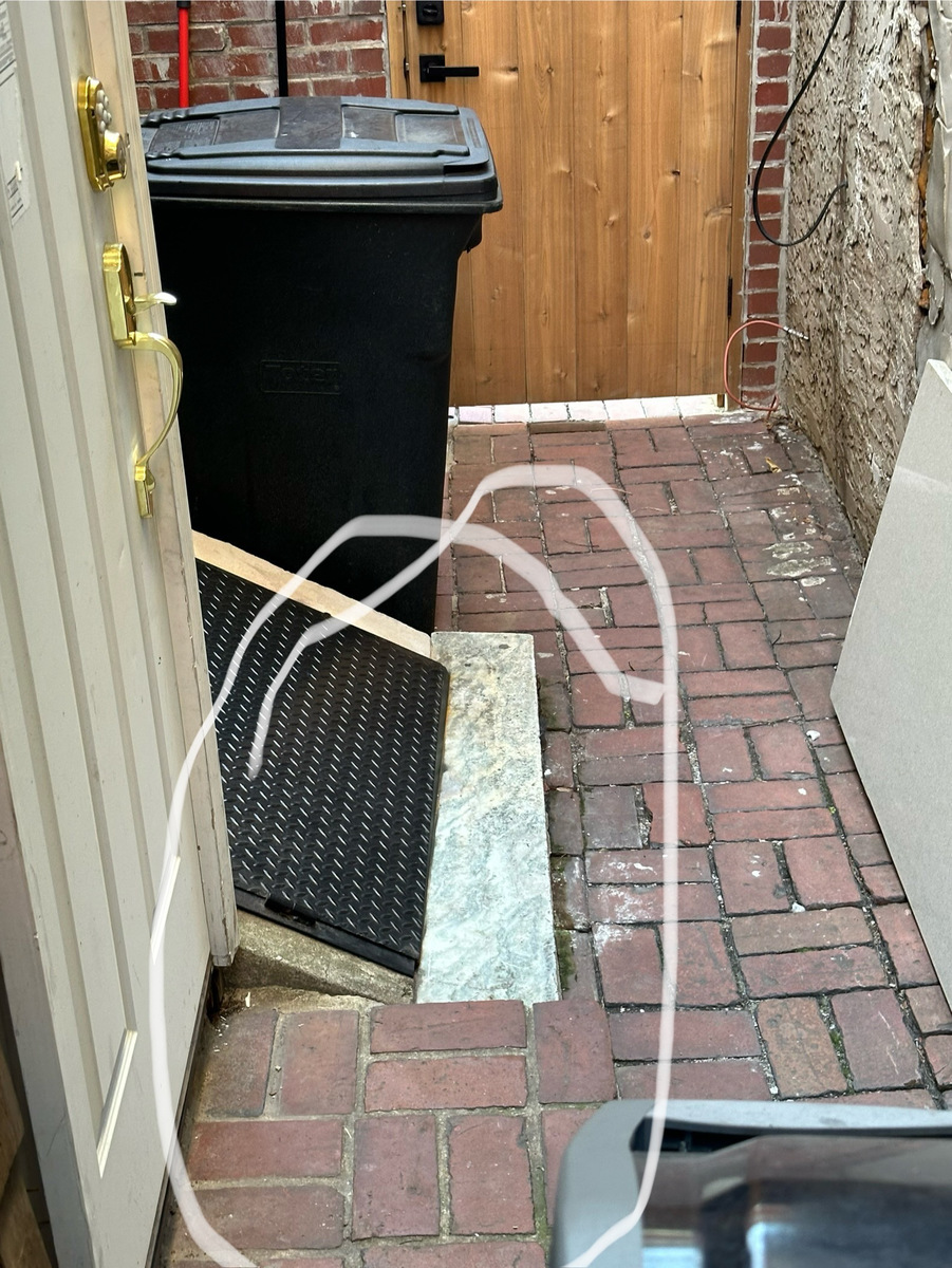 Photographic documentation of the work as submitted to the city's 311 record.