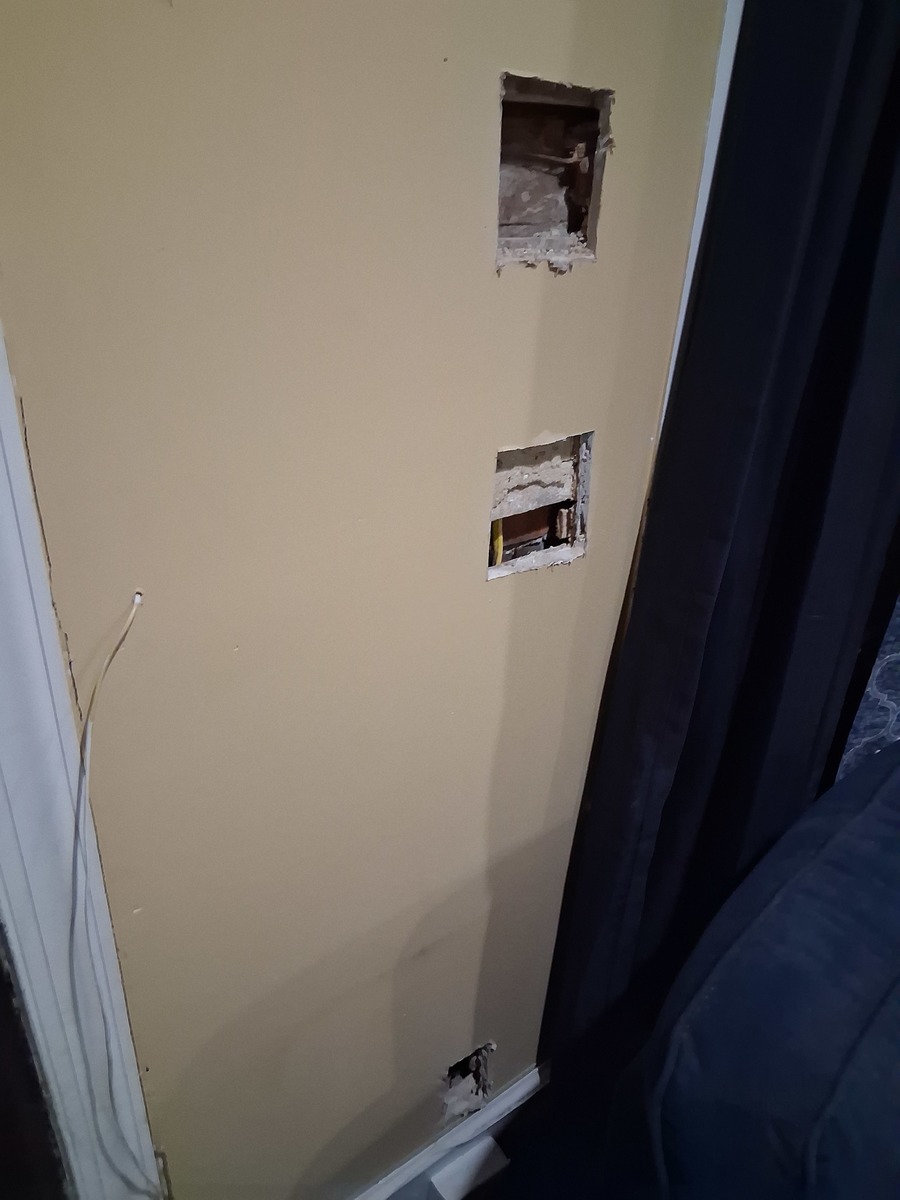 Photographic documentation of the work as submitted to the city's 311 record.