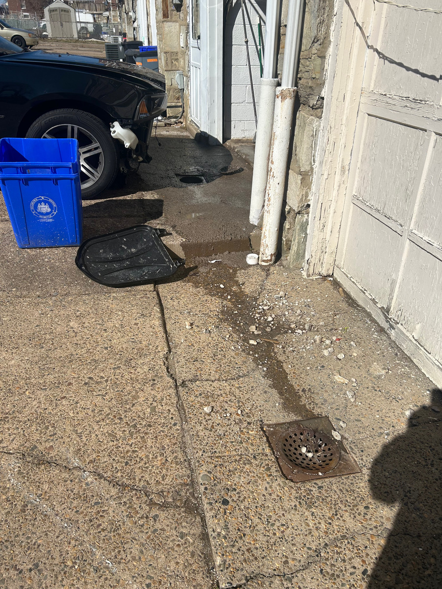 Photographic documentation of the work as submitted to the city's 311 record.
