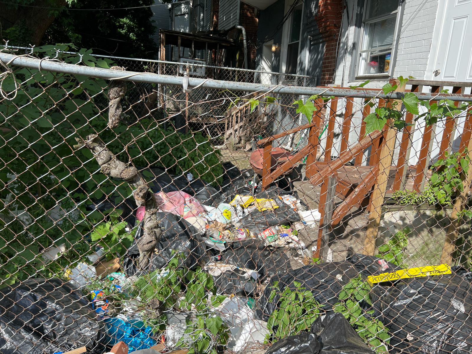 Photographic documentation of the work as submitted to the city's 311 record.