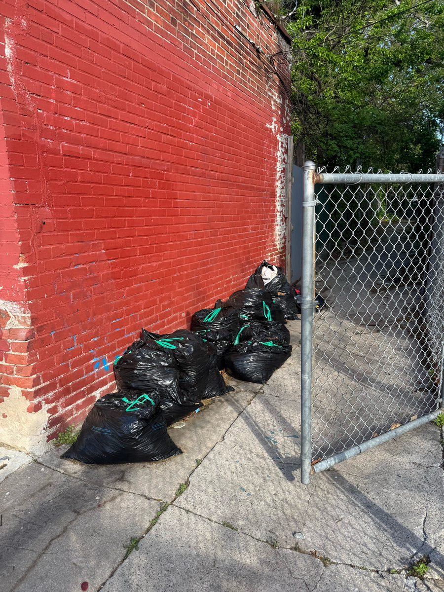 Photographic documentation of the work as submitted to the city's 311 record.