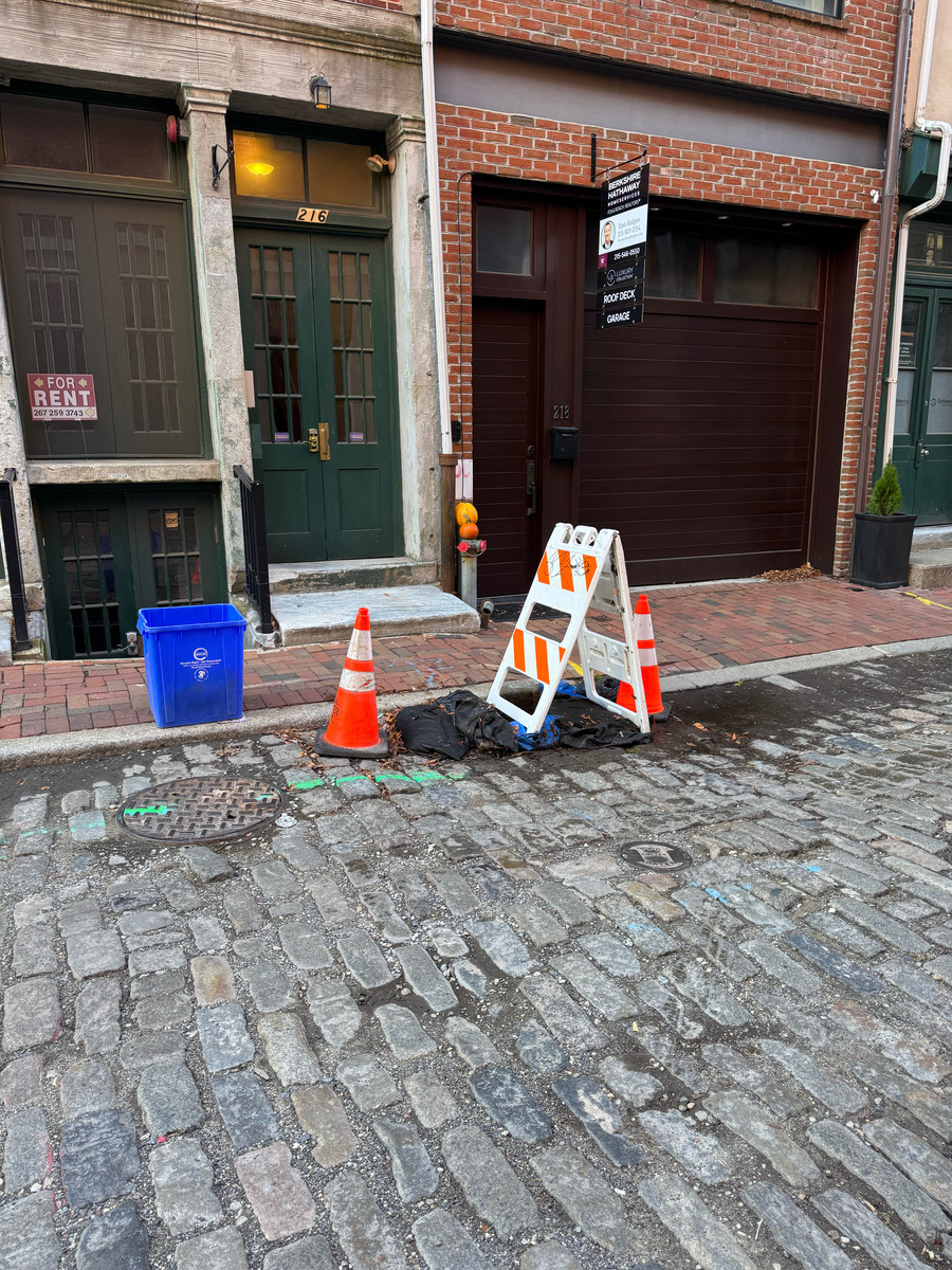Photographic documentation of the work as submitted to the city's 311 record.