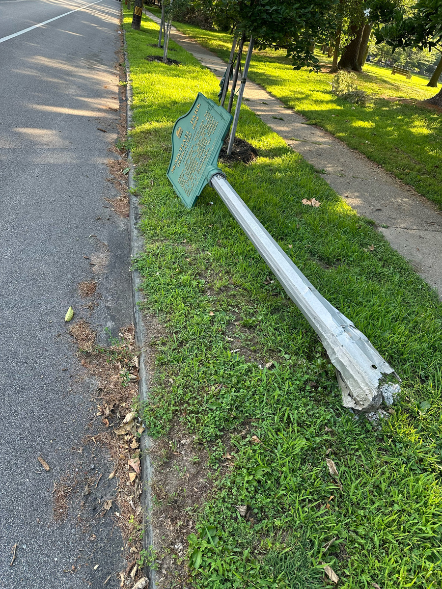 Photographic documentation of the work as submitted to the city's 311 record.