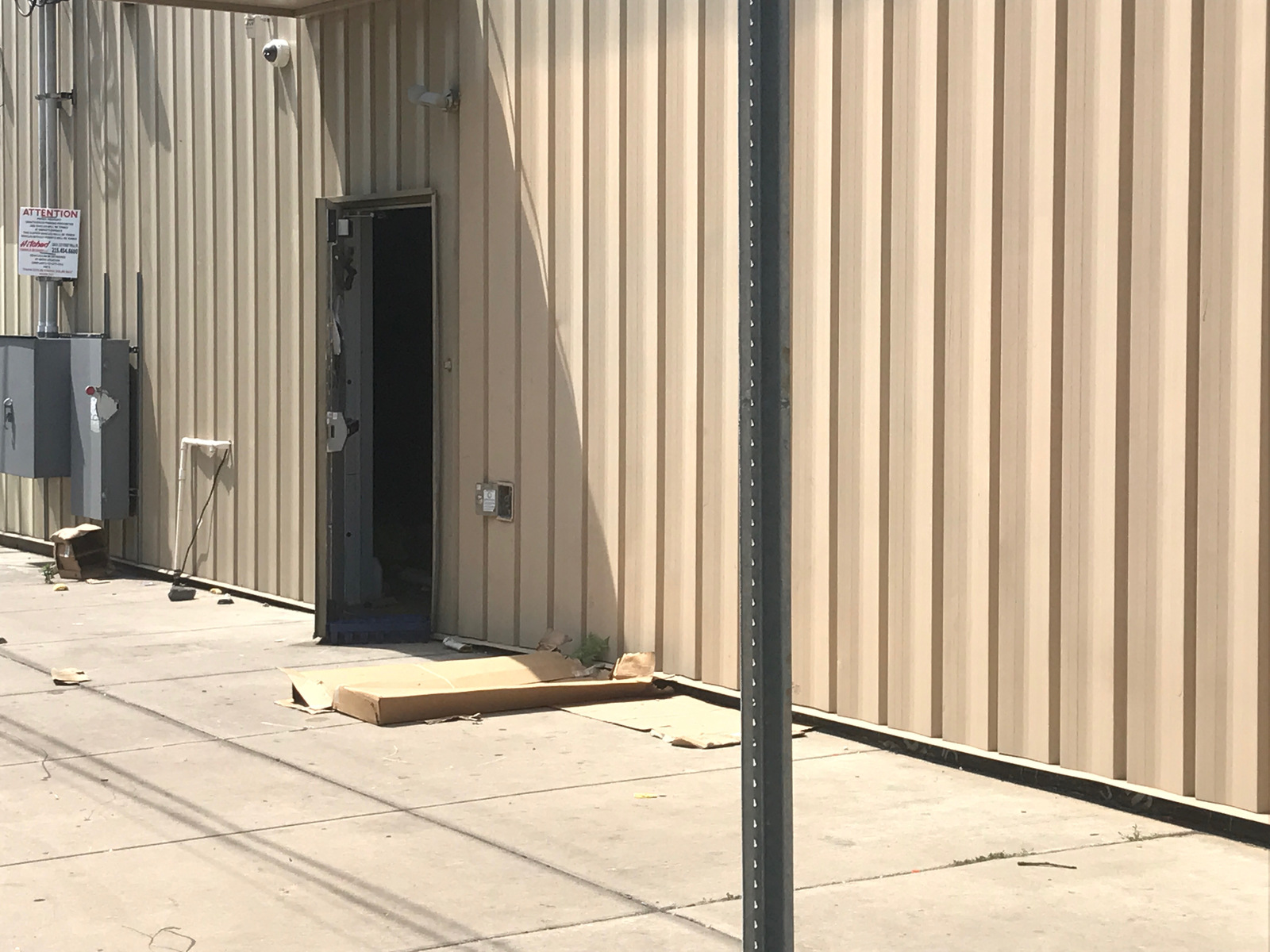Photographic documentation of the work as submitted to the city's 311 record.