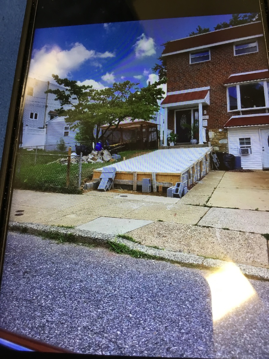 Photographic documentation of the work as submitted to the city's 311 record.