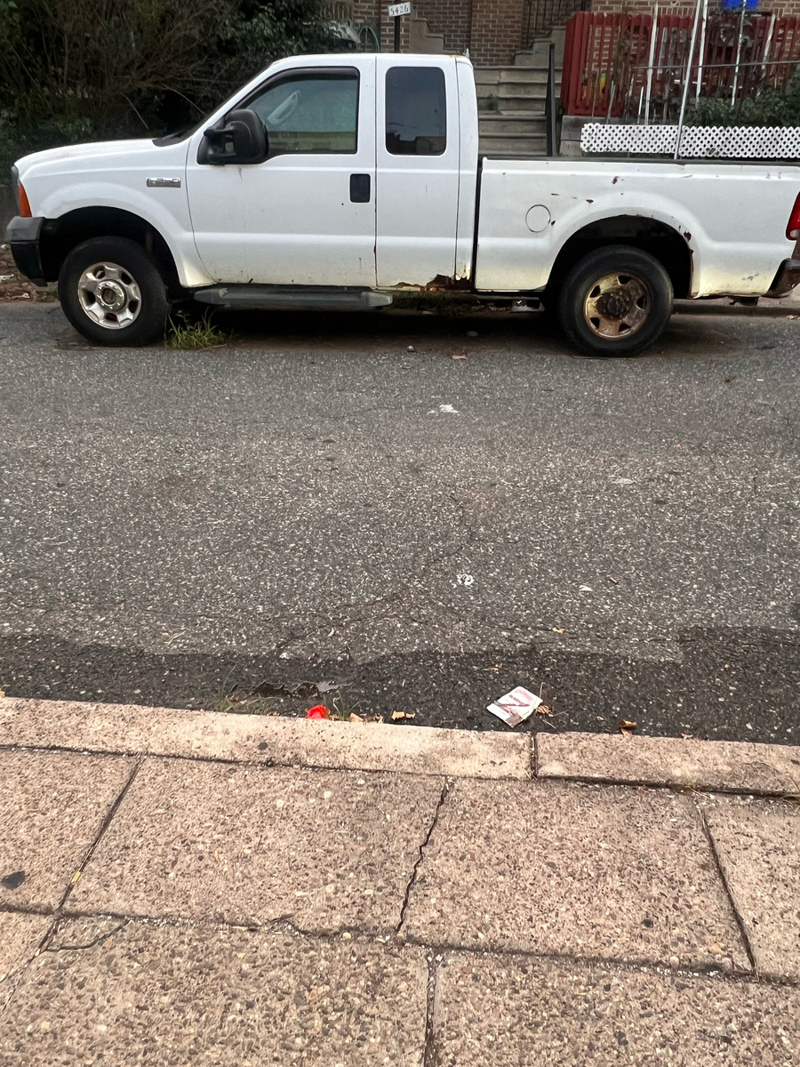 Photographic documentation of the work as submitted to the city's 311 record.
