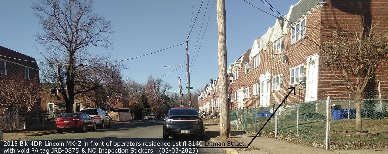 Photographic documentation of the work as submitted to the city's 311 record.
