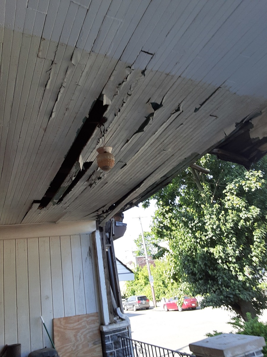 Photographic documentation of the work as submitted to the city's 311 record.