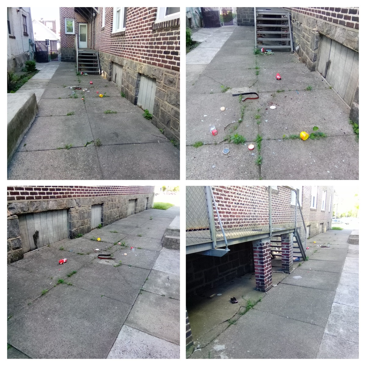 Photographic documentation of the work as submitted to the city's 311 record.