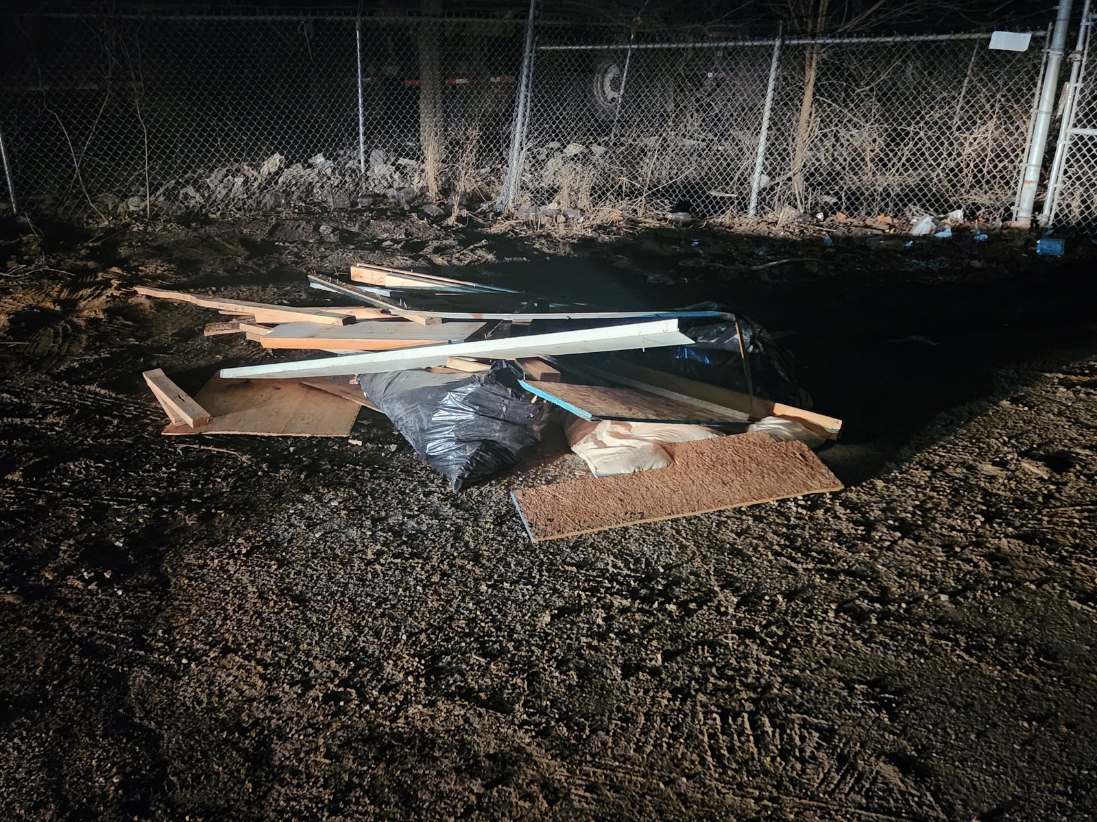Photographic documentation of the work as submitted to the city's 311 record.