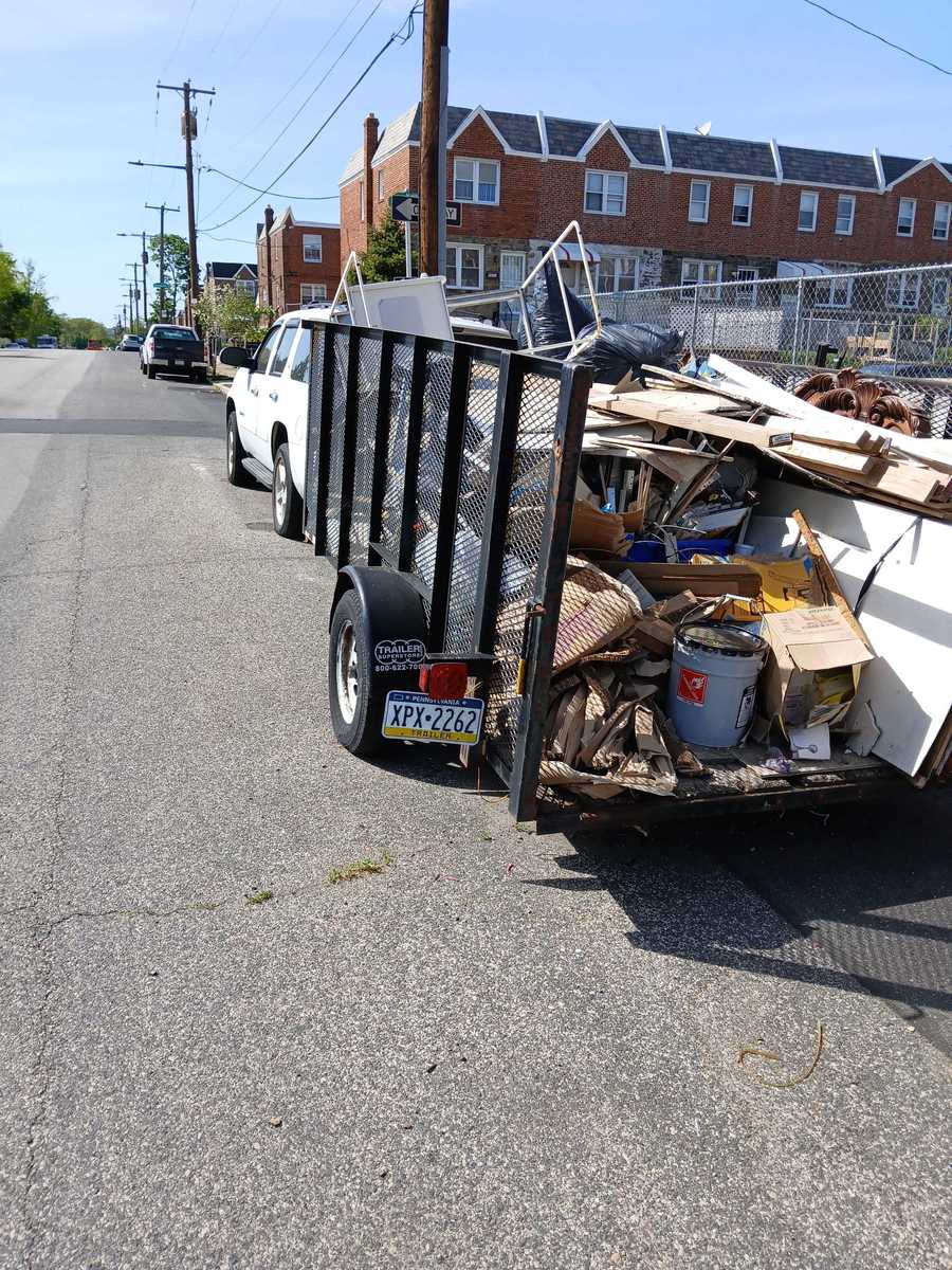 Photographic documentation of the work as submitted to the city's 311 record.