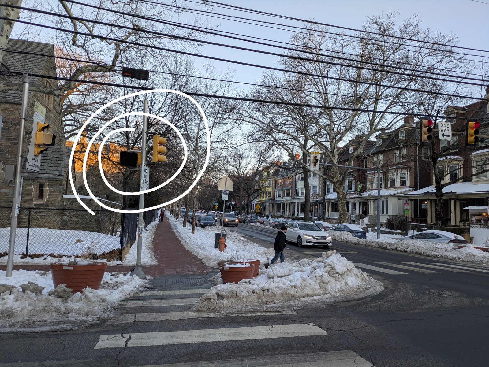 Photographic documentation of the work as submitted to the city's 311 record.